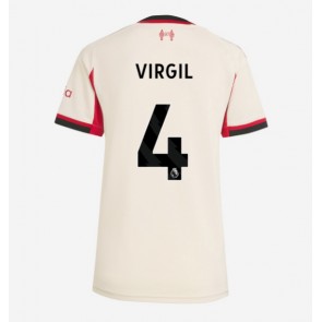 Liverpool Virgil van Dijk #4 Udebanetrøje Dame 2025-26 Kortærmet